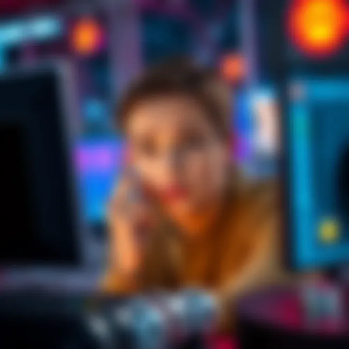 A person looking confused at a computer screen while reading about bonus credits on BC Games