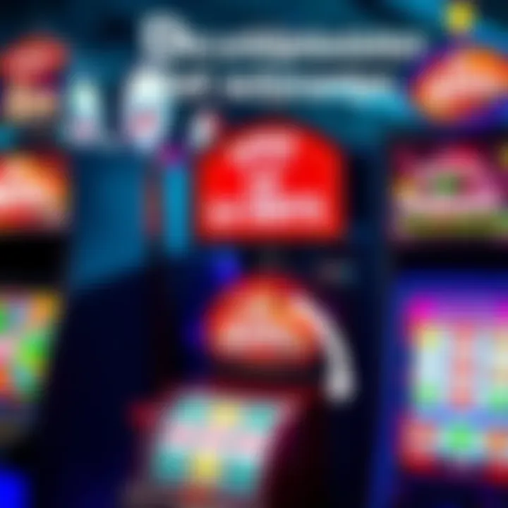Unpopular Slot Machines A graphic showing various slot machines, with Le Slots highlighted, illustrating players' disappointment in gaming experience.