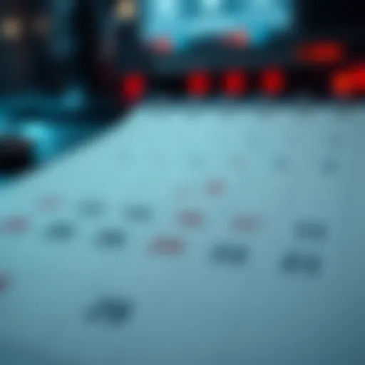 A calendar page with marked dates showing a timeline for upcoming events and changes