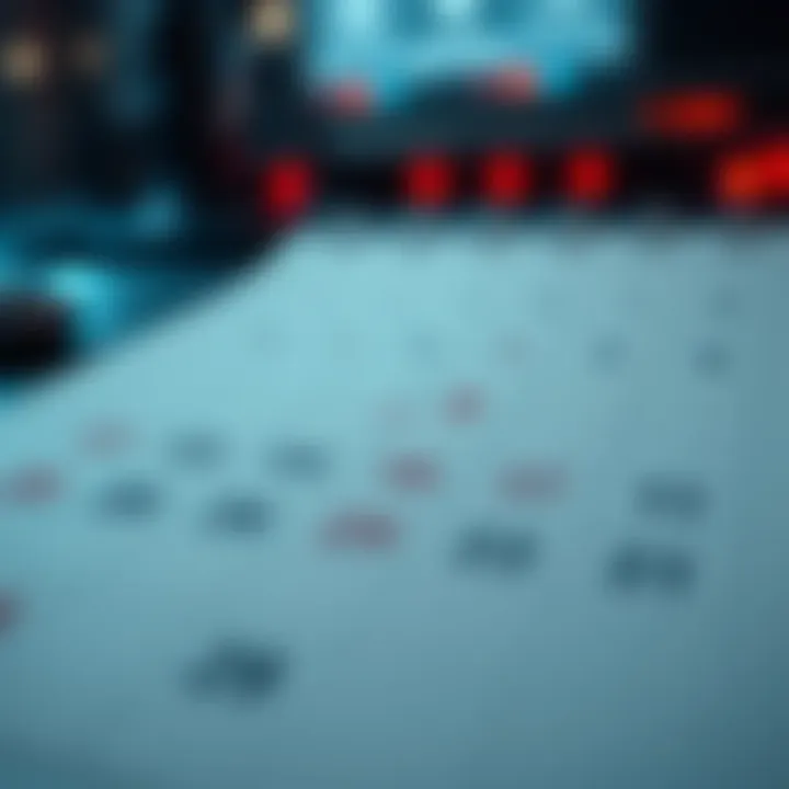 A calendar page with marked dates showing a timeline for upcoming events and changes