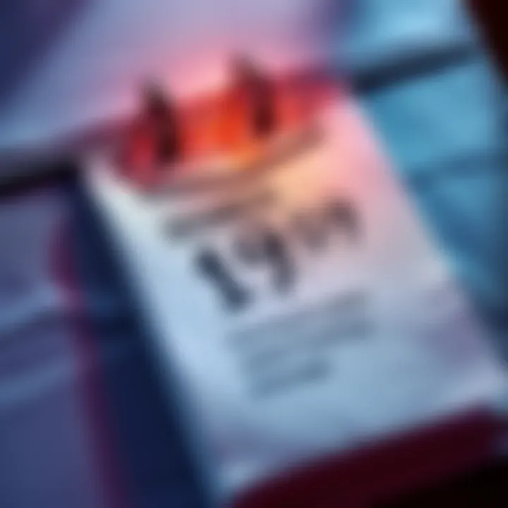 A calendar page marking September 19 with notes about important updates and changes