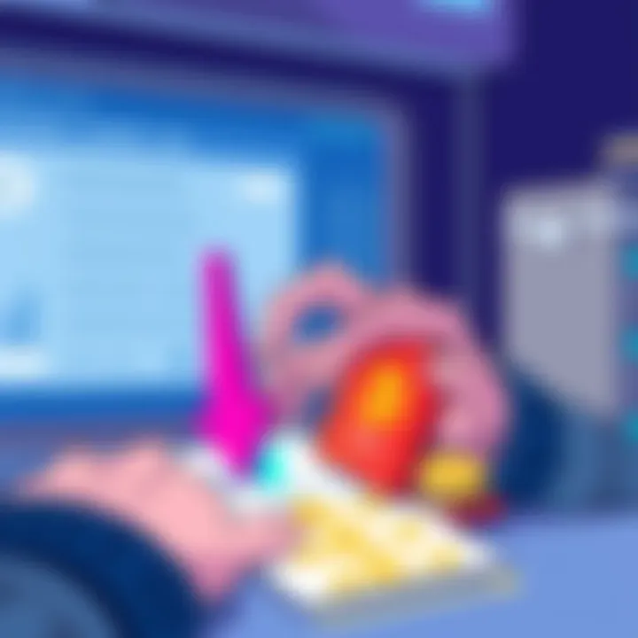 Illustration showing a person making a USDC deposit with arrows indicating too much or too little being sent, highlighting payment options like Skrill.
