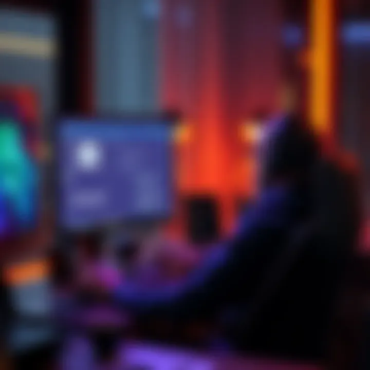 A person on a computer, sharing their positive experiences with Discord and TeamSpeak in an online chat.
