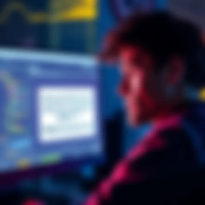 A person looking confused at their computer screen, showing a message about account exclusion from a service without prior notice.