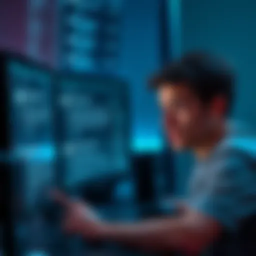 User Expressing Confusion in Forum A person looking puzzled while reading negative comments on a computer screen, representing confusion over feedback in online forums.