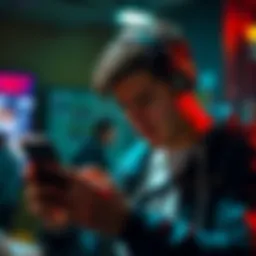 User frustrated with missing deposit A person looking upset while checking their phone for banking updates, representing issues with a missing deposit on a betting site