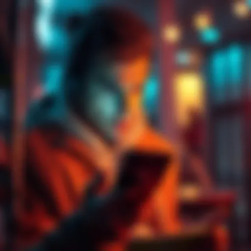 A person looking frustrated while checking a phone for verification updates.
