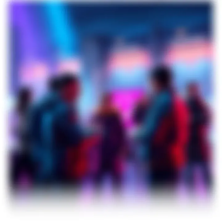 Group of people sharing their experiences with Betmaster platform