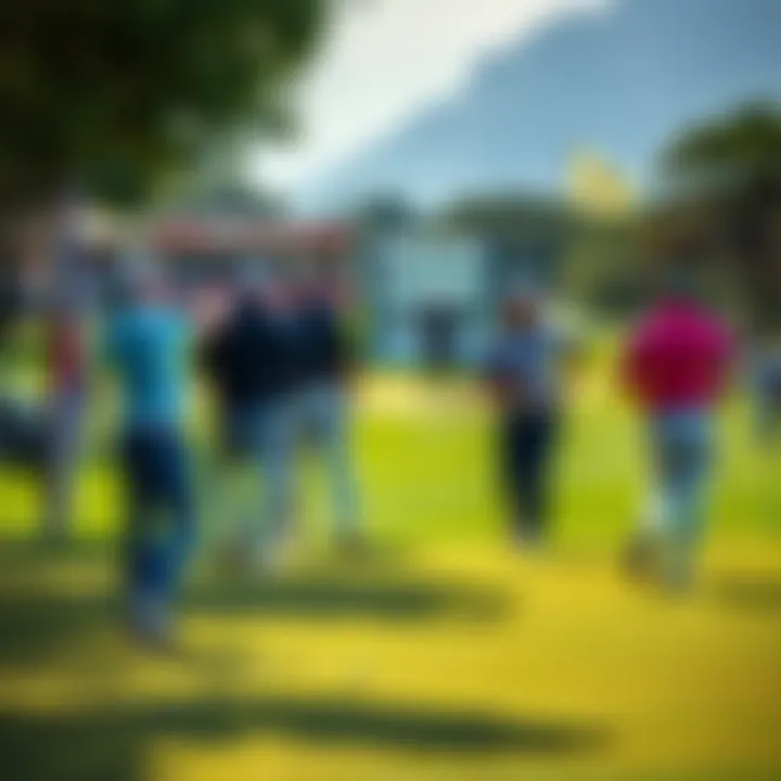 A group of golfers on the Oaks Course in San Antonio during the Valero Texas Open 2026 event.