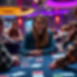 Victoria Livschitz, a tech entrepreneur, sitting at a poker table with chips and cards around her, engaging with an audience during an AMA session.