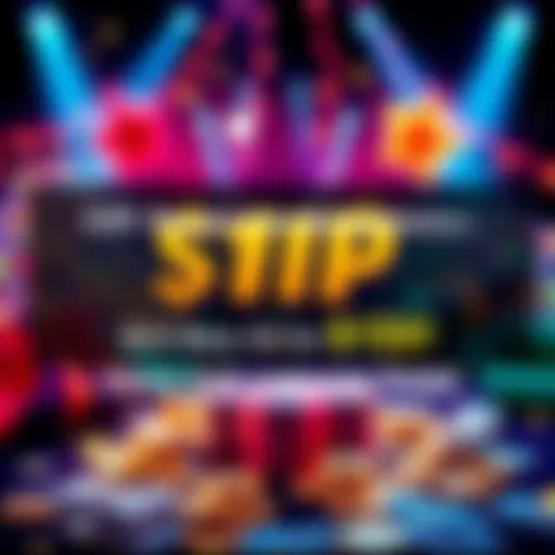 A banner showing a VIP bonus offer with '$20 Bet for $150 Bonus' text, featuring a festive background and money graphics.