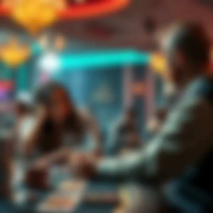 A frustrated player discussing their low bonus offers after switching to VIP Host Jacki, showing disappointment at a gaming table.