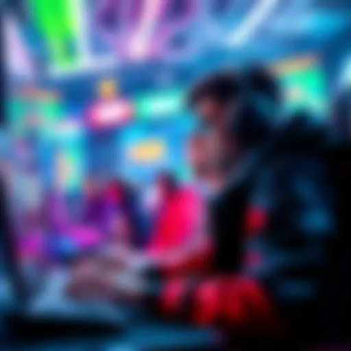 A gamer strategizes on how to increase their VIP percentage in a colorful online game environment.