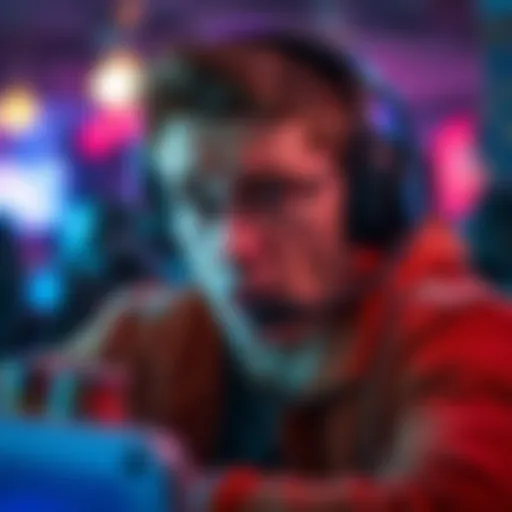 A frustrated player with a gaming headset expressing disappointment about weak rewards in a casino rewards program.