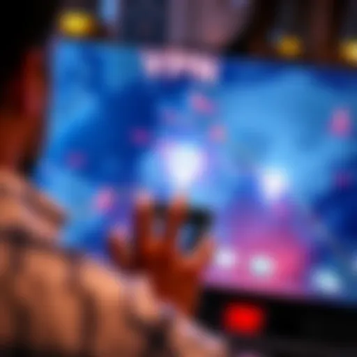 A person looking at a map with VPN options for accessing online slots