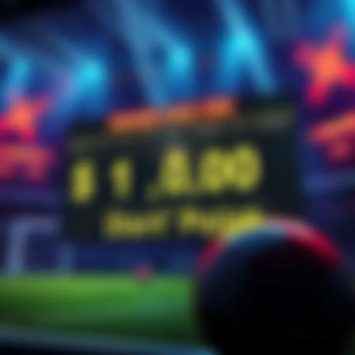 A graphic showing betting odds and a large dollar amount for Dort's points.