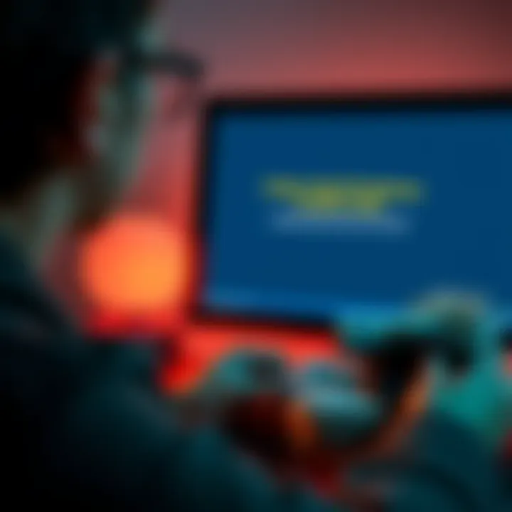 A person looks frustrated at a computer screen displaying an error message about INR withdrawal issues, next to a wallet filled with cash.