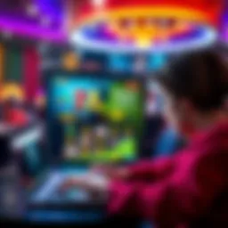 A person looking frustrated while reviewing an online casino site on a laptop, showing disappointment with gambling experiences.