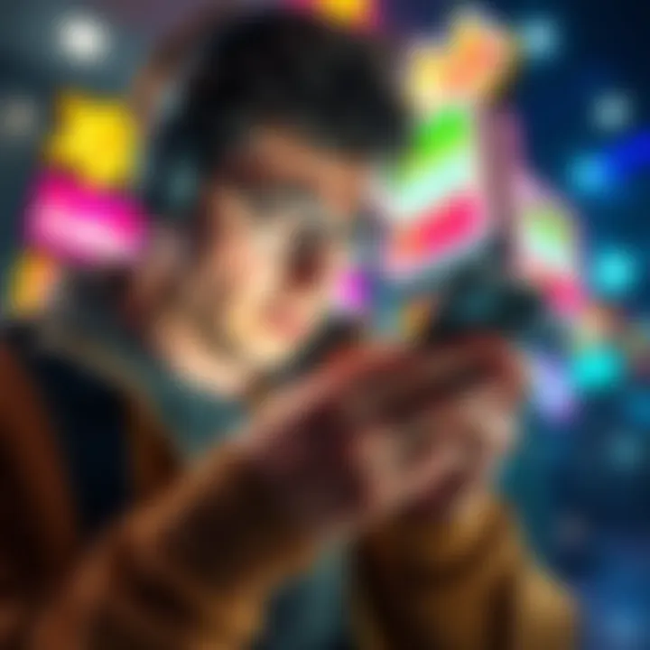 A person looking worried while checking a gambling app on their phone, symbolizing loss and caution.