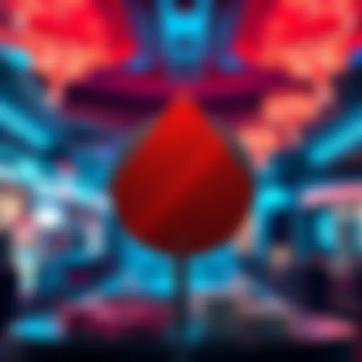 A red warning sign with a crossed-out image of a casino, symbolizing the dangers of offshore gambling.