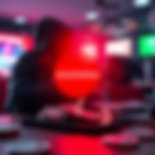 A warning graphic showing a user losing money on Rebet.app with a red alert symbol.