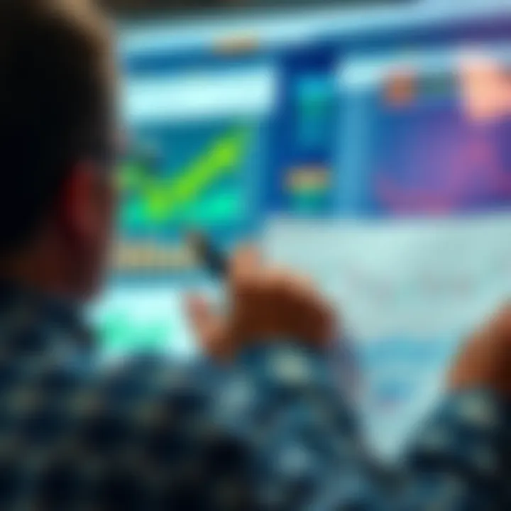 A person reviewing financial charts and planning strategies for wealth accumulation.