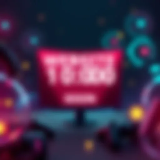 A digital notice about a website closing soon, with a countdown clock and gaming icons.