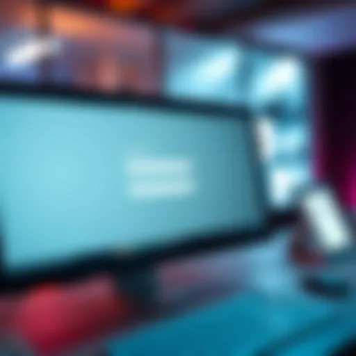 A computer screen showing a website without login buttons or menu options