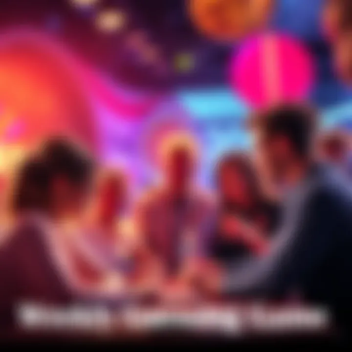 Participants engaging in a fun guessing game, testing their knowledge on trends and facts