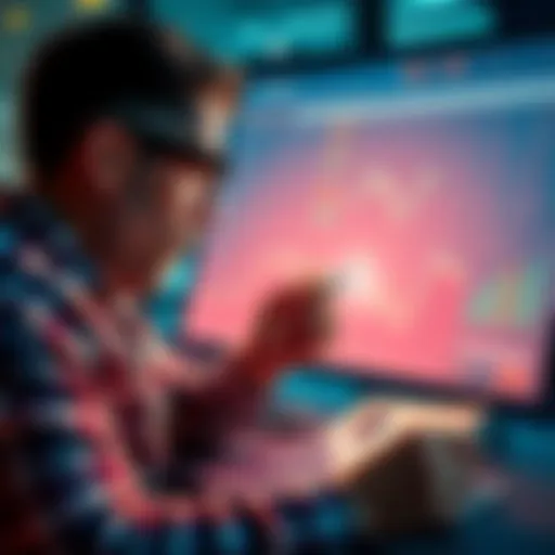 A person analyzing financial charts and planning a budget for weekly income