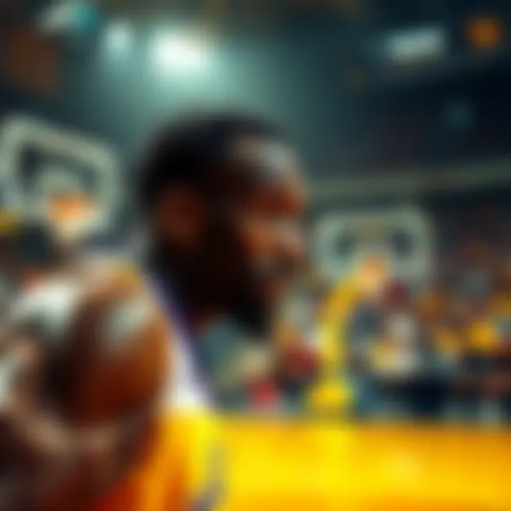 Wembanyama looking disappointed on the court after a missed play