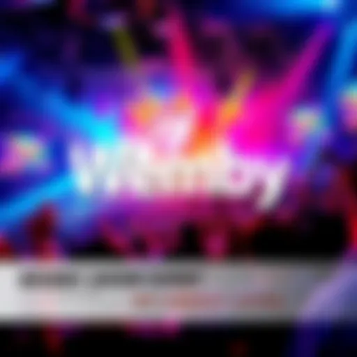 A vibrant scene of the Wemby Show with excited fans and the Fanduel Cashout offer displayed prominently