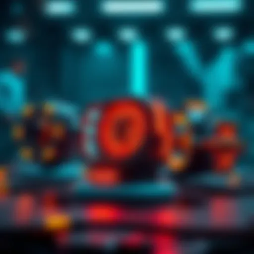 A futuristic device representing Wengines technology with glowing elements and sleek design.