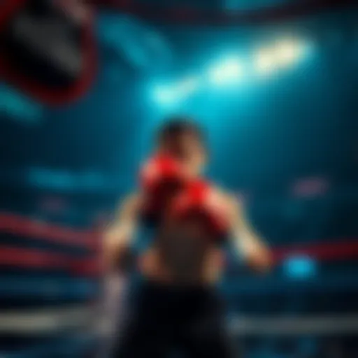 WENny Pacquiao prepares for a boxing match in the ring, showcasing his determination and skills.