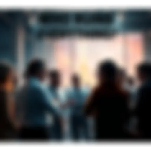 A group of people discussing and arguing over issues affecting daily life.