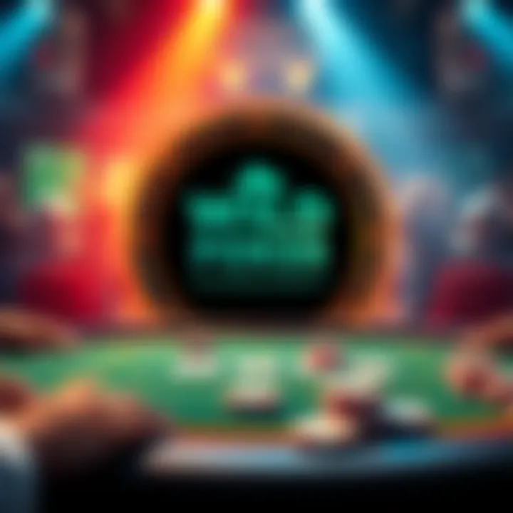 An online poker tournament interface showcasing clean design and fair play options, emphasizing community feedback