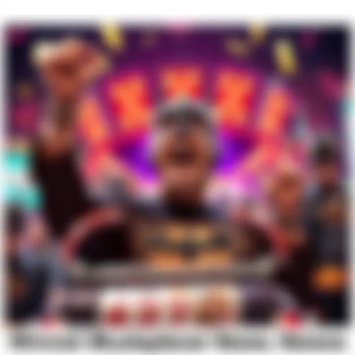 A player celebrating joyfully after winning the TD Jackpot with a Batman-themed choice, expressing surprise and happiness.