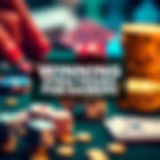 A graphic showing four tips for maximizing game winnings, featuring visuals of dice and cards