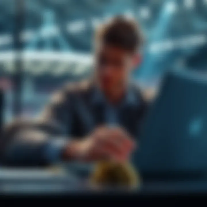 A person reviewing sports betting tips and strategies on a laptop with winning outcomes