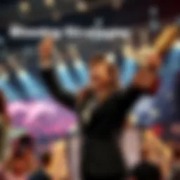Winning Strategies A person celebrating a win with money and a trophy in hand
