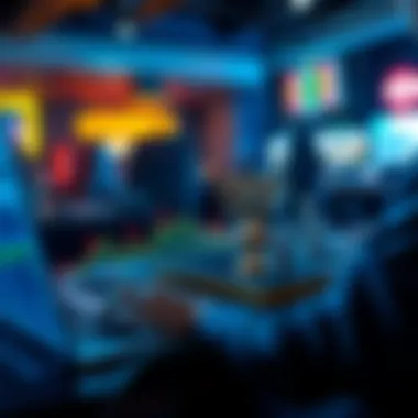 A person analyzing game statistics and strategies on a laptop for Prize Picks to win back their deposit