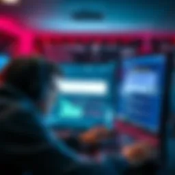 A frustrated person looking at a computer screen showing a withdrawal error from Stake US.