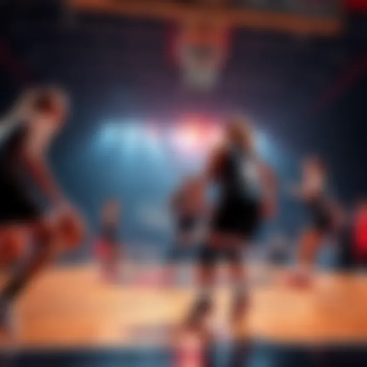 WNBA Betting Analysis A basketball game scene showing players in action during a WNBA match, highlighting the excitement of betting on games.