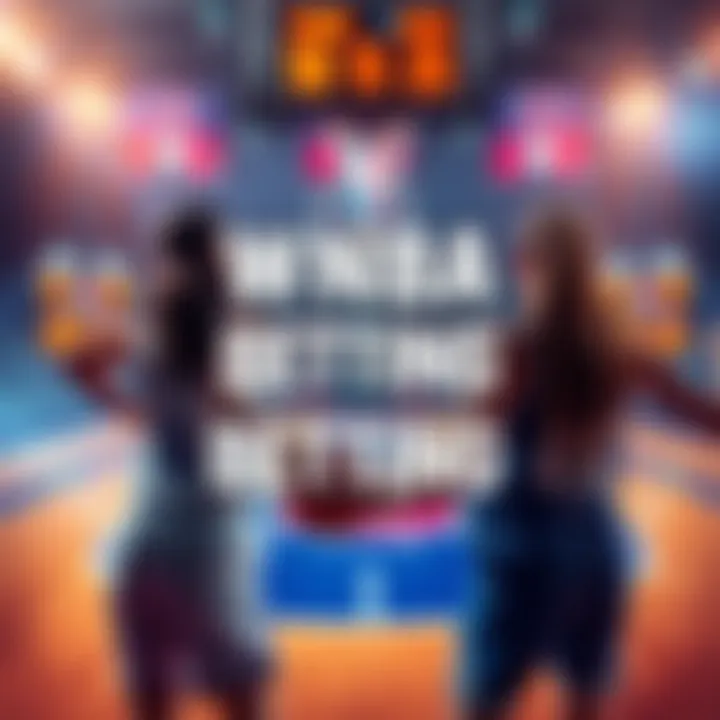 Graphic showing WNBA betting odds and statistics for June 19, 2025