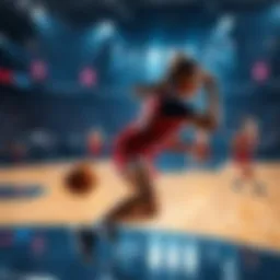Graphic showing WNBA betting odds and tips for July 10, 2025, featuring basketball imagery