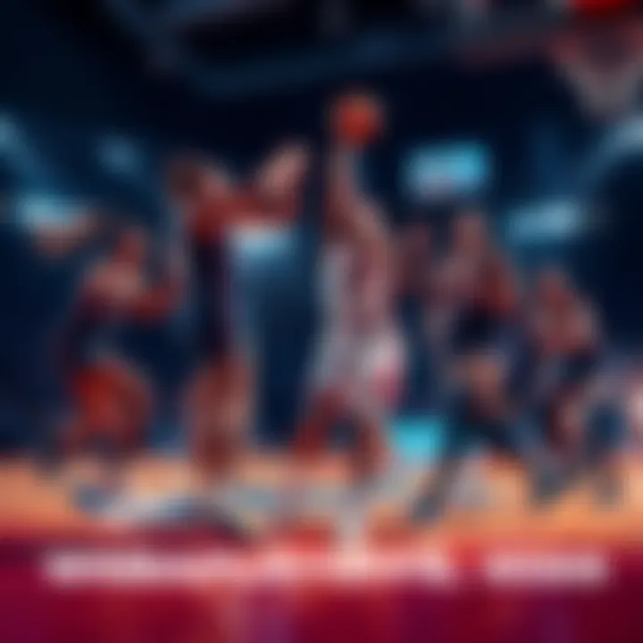 Players in action during the WNBA Playoffs 2025, showcasing intense competition on the basketball court.