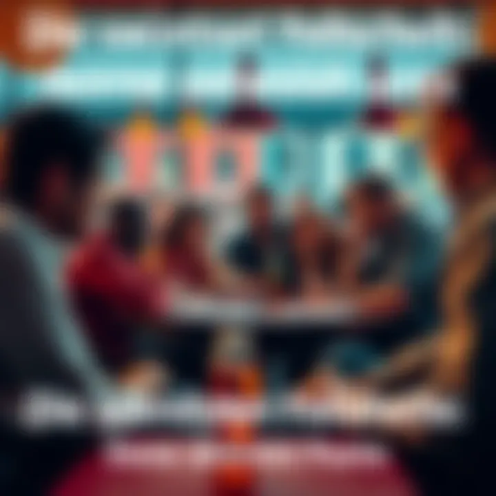 A group of people discussing their worst pun moments around a table