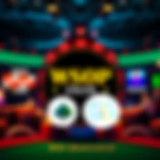 Graphic showing WSOP 2026 logo with PokerGo and GG logos indicating transition of broadcasting rights