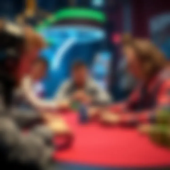 Players with limited budgets participating in a poker tournament at WSOP