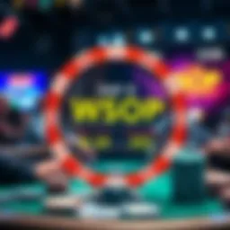 WSOP Chipcounts at Day 8 Graphic showing chipcounts of 21 players in the WSOP tournament on Day 8